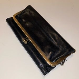 Leather Hobo clutch and wallet